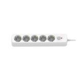 Мережевий фільтр 3,0 м СolorWay 10A/2500W (CCA-3G1MM) 5 розеток/3M White CW-PSEA1053W