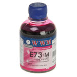 Чернила WWM EPSON Stylus S22, SX125/130/230, T26/27, TX109/119, L100/200, Magenta, 200 г (E73/M)