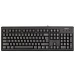 Клавіатура A4Tech KM-720 Black, Rus, ergonomic USB