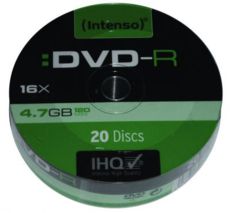 ���� DVD-R 20 INTENSO 4.7GB, 16X