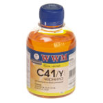 Чернила WWM CANON CL-31/38/41/51, CLI-8Y/36, Yellow, 200 г C41/Y